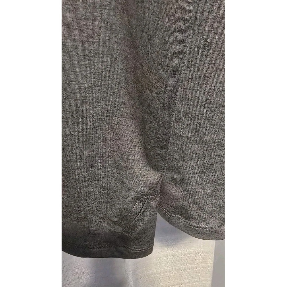 Eddie Bauer Women's Large Active Funnel Neck Heather Gray Shirt UPF 50+ - Picture 4 of 11